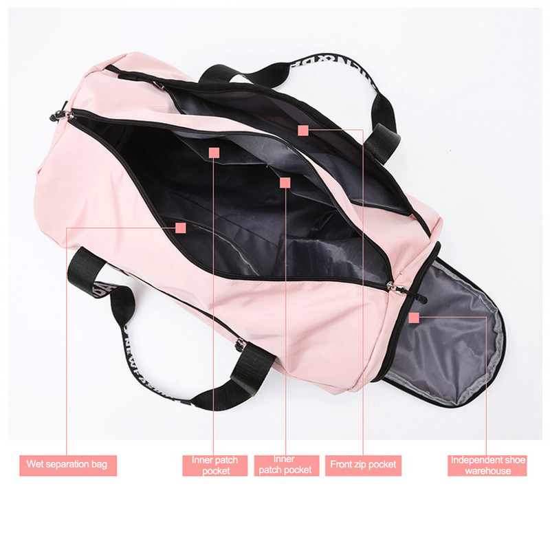 Oxford fitness torba velikog kapaciteta sportski ruksak torbica s pretincem za cipele višenamjenska otporna na habanje za putovanja plivanje