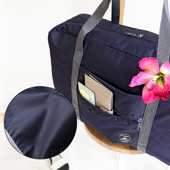 Τσάντες ταξιδιού αποσκευών Nylon Unisex πτυσσόμενες αδιάβροχες τσάντες μεγάλης χωρητικότητας Γυναικείες τσάντες εκτύπωσης νέας σειράς κειμένου Ανδρικές τσάντες ταξιδιού