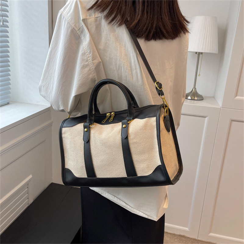 Didelės talpos madingi kelioniniai krepšiai moterims, vyriški sportiniai krepšiai, vandeniui atsparūs savaitgalio maišeliai „Voyage“ moterims, sausas ir šlapias