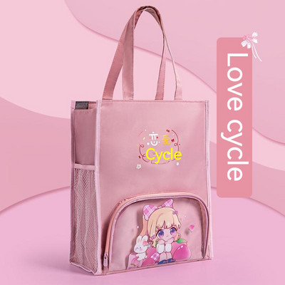 Rankinė daugiasluoksnė daugiafunkcė didelės talpos studentų ir vaikų mokytojų raštinės reikmenų laikymo rankinė