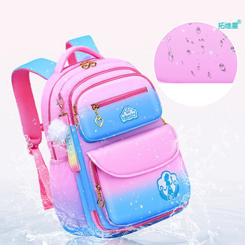 Παιδικό σακίδιο πλάτης Σχολική τσάντα πλάτης Ροζ για παιδί Παιδί Εφηβική σχολική τσάντα Δημοτικό Kawaii Χαριτωμένο αδιάβροχο κιτ μικρής τάξης