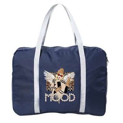 Kokkupandavad reisikotid Suure mahutavusega Unisex pagasi käekotid Reisikotid Rõivaste korraldaja Kaasaskantav kott Leopard muster