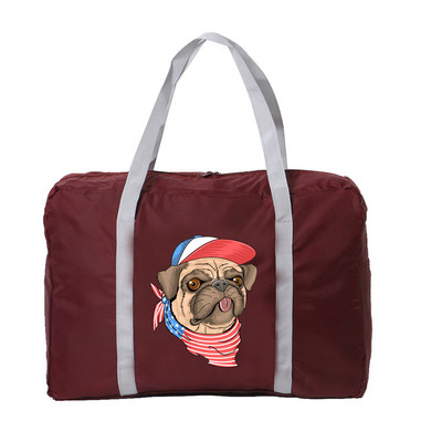 2023 m. Moterų Kelioninis Krepšys Sulankstomos rankinės Lauko Stovyklavietė Didelės talpos Priedai Sandėliavimo Krepšys Šunų Spaudiniai Neperšlampami Neperšlampami krepšiai