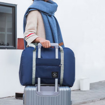 Τσάντες ταξιδίου αποσκευών Nylon Unisex Πτυσσόμενη Αδιάβροχη Τσάντα Μεγάλης χωρητικότητας Λευκό Γυναικείο τυπωμένο Γυναικείο Νέες τσάντες ανδρικές τσάντες ταξιδιού