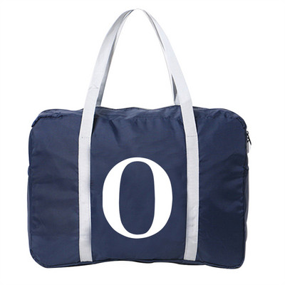 Prtljaga Putne torbe Najlonska uniseks sklopiva vodootporna torba velikog kapaciteta Bijela ženska torba s tiskanim slovima Nova ručna torba Muške putne torbe