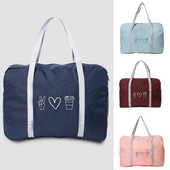 Rankinė Moteriška Lauko Stovyklavietė Kelioninis krepšys Sulankstomas užtrauktukas Priedai Krepšiai Mados Organizatorius Bagažo krepšys Maisto spaudiniai Nešiojami ant krepšių