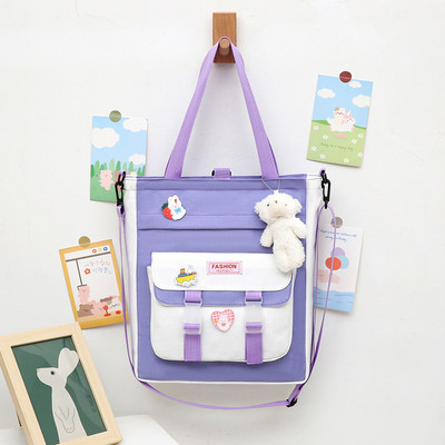 Geantă de pânză pentru instruire, băieți, fete, geantă de mână pentru elevi de școală elementară, geantă de umăr pentru copii, genți de artă impermeabile multifuncționale