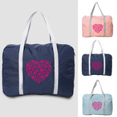 Käekott Pagasi kott Naiste reisimine Suure mahutavusega tualett-tarvete hoiukott Kokkupandav tarvikud Kotid Jalajäljed seeria Duffle Pack