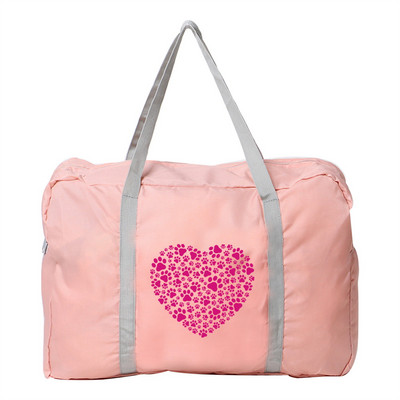 Käekott Pagasi kott Naiste reisimine Suure mahutavusega tualett-tarvete hoiukott Kokkupandav tarvikud Kotid Jalajäljed seeria Duffle Pack