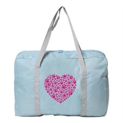 Käekott Pagasi kott Naiste reisimine Suure mahutavusega tualett-tarvete hoiukott Kokkupandav tarvikud Kotid Jalajäljed seeria Duffle Pack