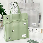 Tároló tandíjas táska, Oxford anyagú, kétrétegű kézitáska tasak könyvekhez tolltartó Irodaszer Iskola F7474