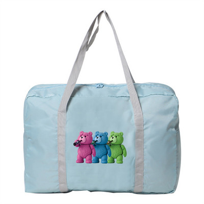 Unisex lauko kempingas Kelionių aksesuarai Krepšiai Girl Bear Print Series Bagažo krepšys Tualeto reikmenys Organizatorius Sulankstoma rankinė su užtrauktuku