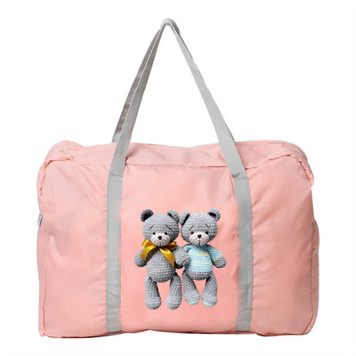 Mada Unisex lauko stovyklavimo rankinė Kelionės Kasdieniai reikmenys Organizatorius Aksesuarai Krepšiai Bear Print Series Bagažo krepšys su užtrauktuku