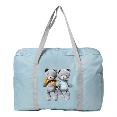 Mada Unisex lauko stovyklavimo rankinė Kelionės Kasdieniai reikmenys Organizatorius Aksesuarai Krepšiai Bear Print Series Bagažo krepšys su užtrauktuku