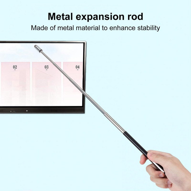 Стилус Химикалки с прибираща се учителска показалка Метални универсални стилуси Химикалки за сензорен екран с лазери Ученически пособия за класната стая