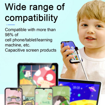 Αντιολισθητικό φορητό φορητό μηχάνημα εκμάθησης παιδικής προστασίας ματιών τηλεσκοπικός δείκτης Χωρητική οθόνη αφής Presenter Stick