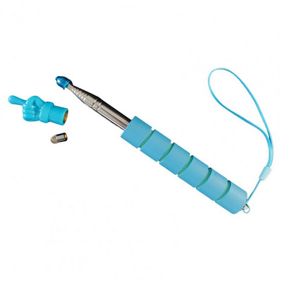 Roostevabast terasest teleskoop-sõrme osutipulk õpetajatele Ideaalne klassiruumi kodune koolitööriist, plastik