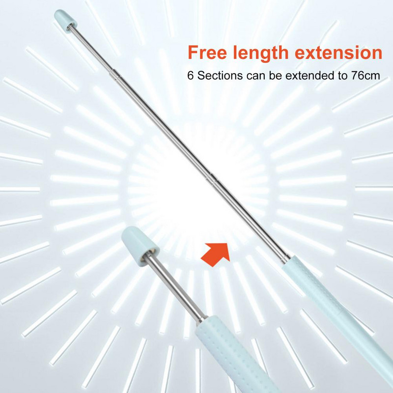 Ilgaamžis mokytojo rodyklė, neslystanti, keičiama ištraukiama rankinė pristatymo mokomoji lazda