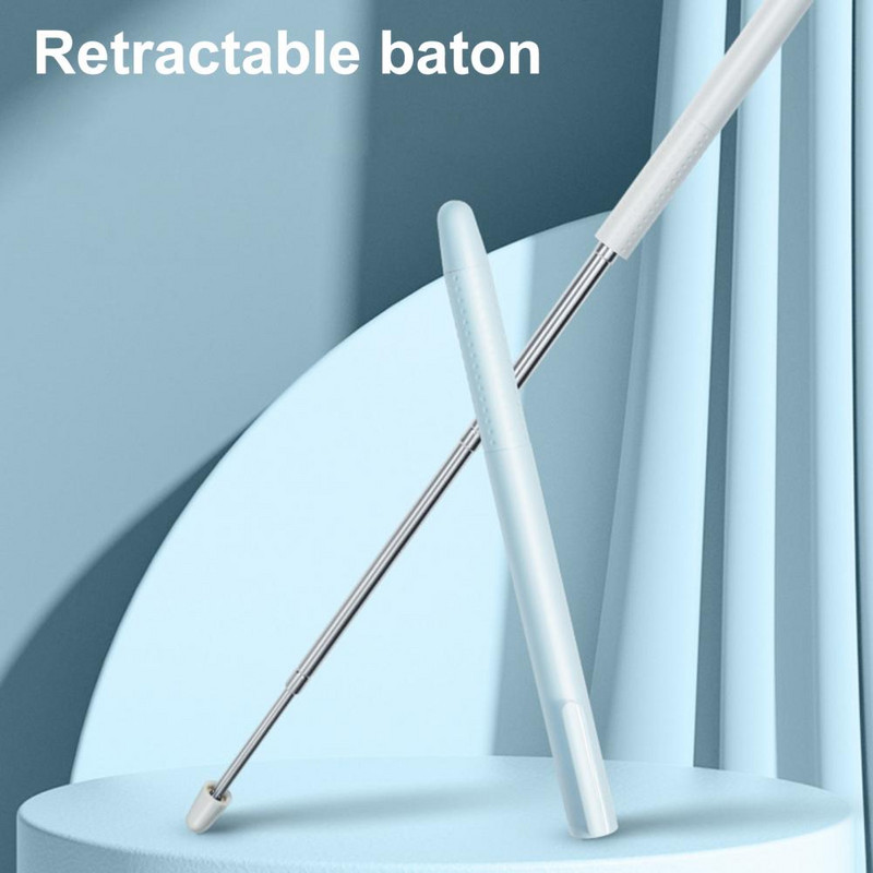 Ilgaamžis mokytojo rodyklė, neslystanti, keičiama ištraukiama rankinė pristatymo mokomoji lazda