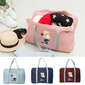 Mada Unisex Lauko kempingo rankinė Bear Print Didelės talpos Kelionių Aksesuarai Krepšiai Sulankstomas užtrauktukas Organizatorius Bagažo krepšys