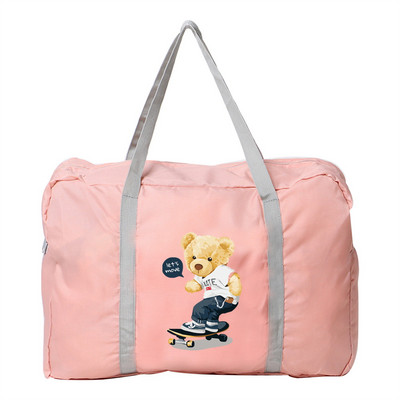 Mada Unisex Lauko kempingo rankinė Bear Print Didelės talpos Kelionių Aksesuarai Krepšiai Sulankstomas užtrauktukas Organizatorius Bagažo krepšys