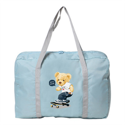 Mada Unisex Lauko kempingo rankinė Bear Print Didelės talpos Kelionių Aksesuarai Krepšiai Sulankstomas užtrauktukas Organizatorius Bagažo krepšys