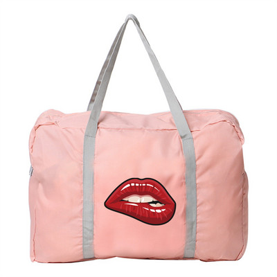 Kelioninis krepšys Sulankstomas aksesuarai Krepšiai Moteriški Lauko Stovyklavimo Bagažo tvarkyklė Drėgmei atspari Duffle Pack Mouth Print Laukinė rankinė