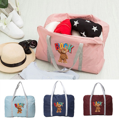 Mada Unisex lauko stovyklavimas Kelionių organizatorius Priedai Krepšiai Bear Print Series Bagažo krepšys Tualeto reikmenys Sulankstoma rankinė su užtrauktuku