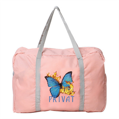 Kelioninis krepšys Moteriška rankinė Lauko stovyklavimo organizatorius Priedai Krepšiai Užtrauktukas Sulankstomas bagažo krepšiai Drugelis Spausdinti Nešioti ant Krepšiai