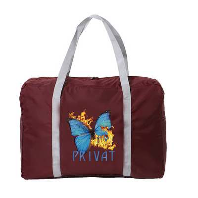 Kelioninis krepšys Moteriška rankinė Lauko stovyklavimo organizatorius Priedai Krepšiai Užtrauktukas Sulankstomas bagažo krepšiai Drugelis Spausdinti Nešioti ant Krepšiai