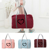 Kelioninis krepšys Mada Unisex Lauko kempingo rankinė Sulankstomas užtrauktukas Meilės spaudos organizatorius Moteriški tualeto reikmenys Laikymas Aksesuarai Krepšiai