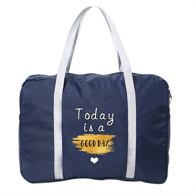 Utazótáska Női Szabadtéri Kemping Kézitáska Összehajtható Kiegészítő Táskák Élelmiszer nyomtatási piperecikkek Szervező Csomagtáska Cipzáras Cipzáras táskák