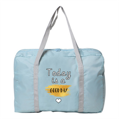 Utazótáska Női Szabadtéri Kemping Kézitáska Összehajtható Kiegészítő Táskák Élelmiszer nyomtatási piperecikkek Szervező Csomagtáska Cipzáras Cipzáras táskák