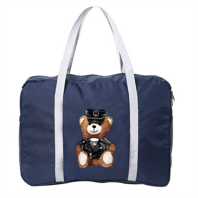 Fashion Unisex Outdoor Camping Handbag Τσάντα αποσκευών με πτυσσόμενο φερμουάρ για κορίτσι Ταξιδιωτικές καθημερινές ανάγκες Αξεσουάρ Organizer Τσάντες