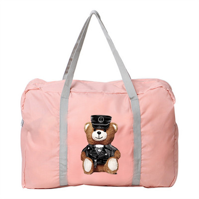 Fashion Unisex Outdoor Camping Handbag Τσάντα αποσκευών με πτυσσόμενο φερμουάρ για κορίτσι Ταξιδιωτικές καθημερινές ανάγκες Αξεσουάρ Organizer Τσάντες