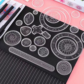 22db/tétel Virággörbe Gyerekművészeti Festmény Sablon Vonalzó Szabadstílusú Rajzjátékok Tanulási Oktatás Ajándékok Iskolai Írószerek