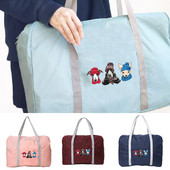 2022 m. Nauji Moteriški Kelioniniai Krepšiai Rankinės Lauko Stovyklavietė Didelės talpos Aksesuarai Krepšys Sulankstomas užtrauktuku nešiojamas krepšys Šunų serija