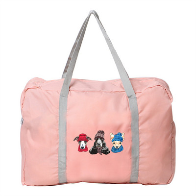 2022 m. Nauji Moteriški Kelioniniai Krepšiai Rankinės Lauko Stovyklavietė Didelės talpos Aksesuarai Krepšys Sulankstomas užtrauktuku nešiojamas krepšys Šunų serija