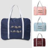 Moteriškas bagažo krepšys Rankinė Nešiojama Sulankstoma krepšys Lauko Kelionių Organizatorius Pėdsakai Spausdinti Priedai Krepšiai Duffle Pack