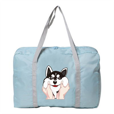 Rankinės 2022 m. Naujas Moteriškas kelioninis krepšys tualeto reikmenų laikymo maišelis Nešiojami sulankstomi priedai Šunų spausdinimo vandeniui atsparūs krepšiai