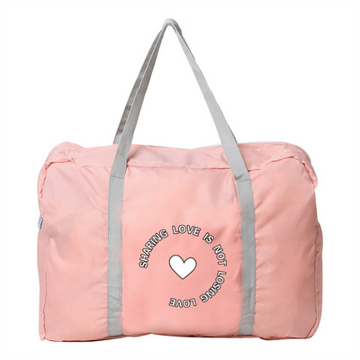 Moterų rankinės Lauko kempingo Kelioninio krepšio organizatorius Didelės talpos maisto spausdinimas Bagažo priedai Krepšiai Sulankstomas užtrauktuku krepšys