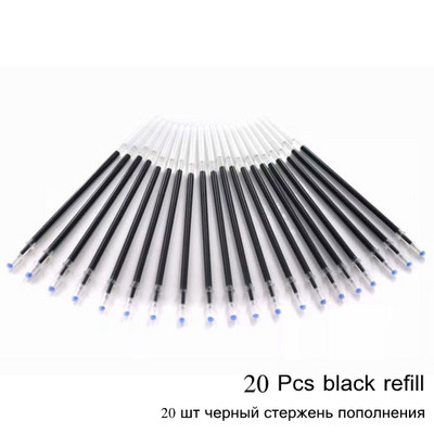 8 vnt / rinkinys Raudona Mėlyna Juodas Rašalas Gel Pens 0,5mm Neutralus rašiklis Paprastas rašiklis, skirtas studentams mokyklos biuro reikmenims Raštinės reikmenys