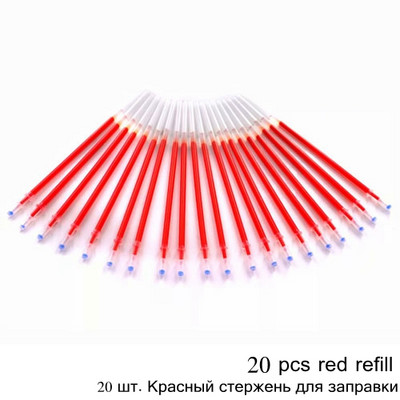 8 vnt / rinkinys Raudona Mėlyna Juodas Rašalas Gel Pens 0,5mm Neutralus rašiklis Paprastas rašiklis, skirtas studentams mokyklos biuro reikmenims Raštinės reikmenys