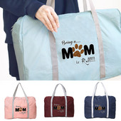 Moteriškas bagažo krepšys Rankinės Sulankstomi aksesuarai Krepšiai Kelionės Didelės talpos Organizatorius Pėdsakai Spausdinti Drėgmei atsparus Duffle Pack