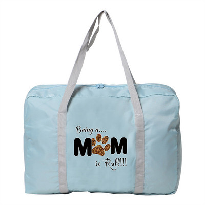 Moteriškas bagažo krepšys Rankinės Sulankstomi aksesuarai Krepšiai Kelionės Didelės talpos Organizatorius Pėdsakai Spausdinti Drėgmei atsparus Duffle Pack