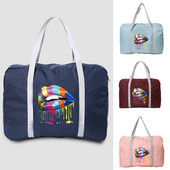 Moteriškas sulankstomas kelioninis krepšys Nauja rankinė Lauko lagaminas Drabužių laikymo Priedai Krepšiai Burnos raštas Vyriškas Vandeniui atsparus Duffle Pack