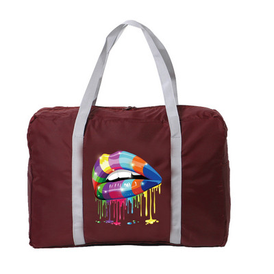 Moteriškas sulankstomas kelioninis krepšys Nauja rankinė Lauko lagaminas Drabužių laikymo Priedai Krepšiai Burnos raštas Vyriškas Vandeniui atsparus Duffle Pack