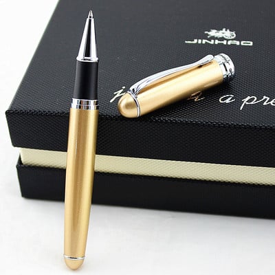 JINHAO 750 rašiklis Verslo rašymo reikmenys Pilka 0,7 mm gelio antgalio rašiklis Šachmatų korpusas, rutulinis rašiklis prabangus Rašalas juodas Užpildymas