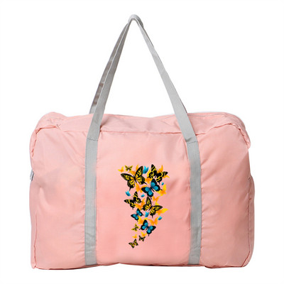 Ženska ručna torba Kampiranje na otvorenom Organizator putovanja Dodatna torba Torba za prtljagu na sklopivi zatvarač Torba za prtljagu Serija printa leptira Torba za nošenje