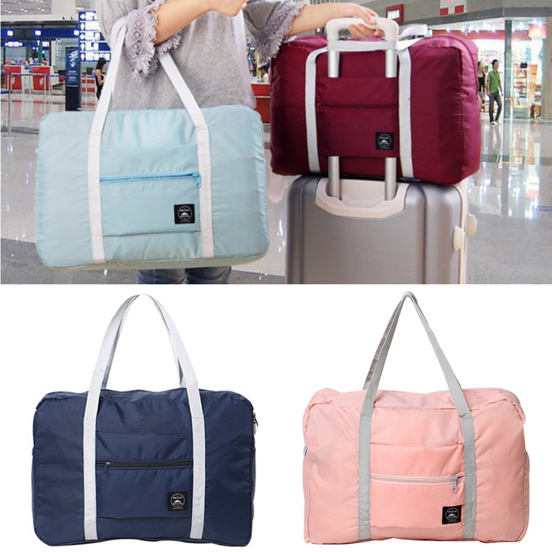 Unisex Outdoor Camping Handbag για κορίτσι Είδη περιποίησης ταξιδιού Μεγάλης χωρητικότητας Αξεσουάρ Organizer Τσάντες Πτυσσόμενη τσάντα αποσκευών με φερμουάρ